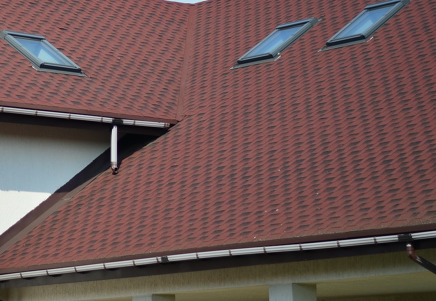 tiled roof with vellux windows